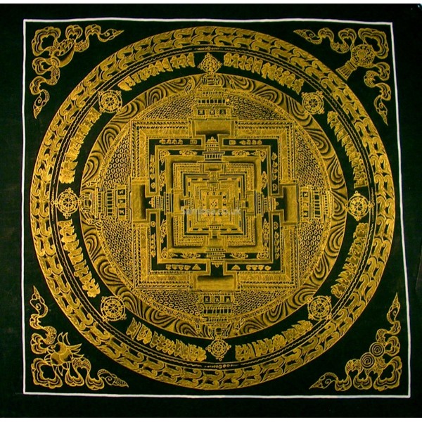 Kalachakra Mandala - Plain Gold