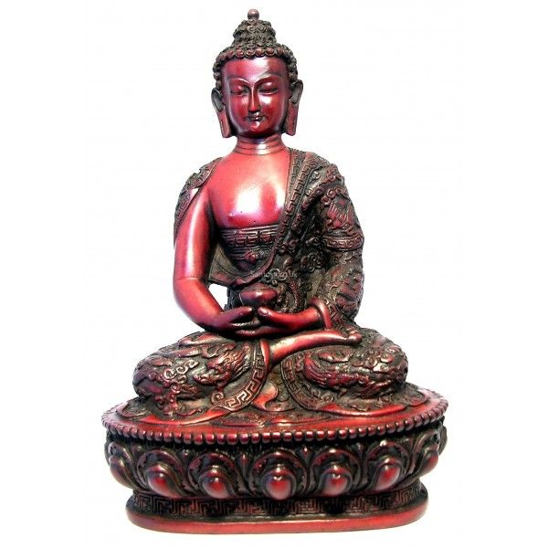 Amitabha Buddha Statue Resin 28cm