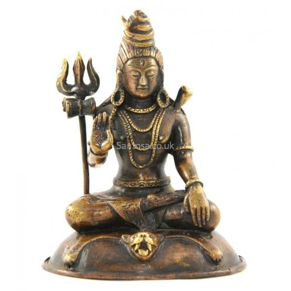 Lord Shiva Statue Bronze 21cm