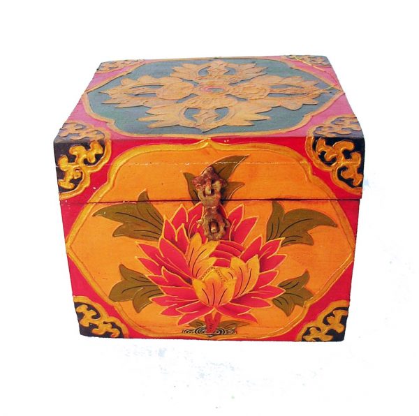 Tibetan Wooden Box Vajra