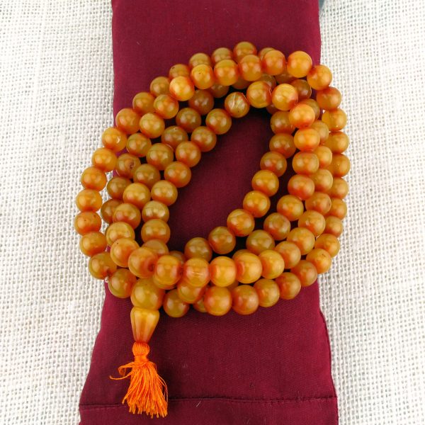 Amber Mala Beads