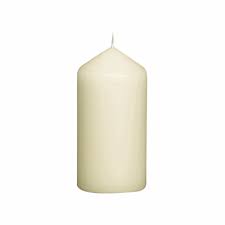 Pillar Candle Ivory 68 x 168mm