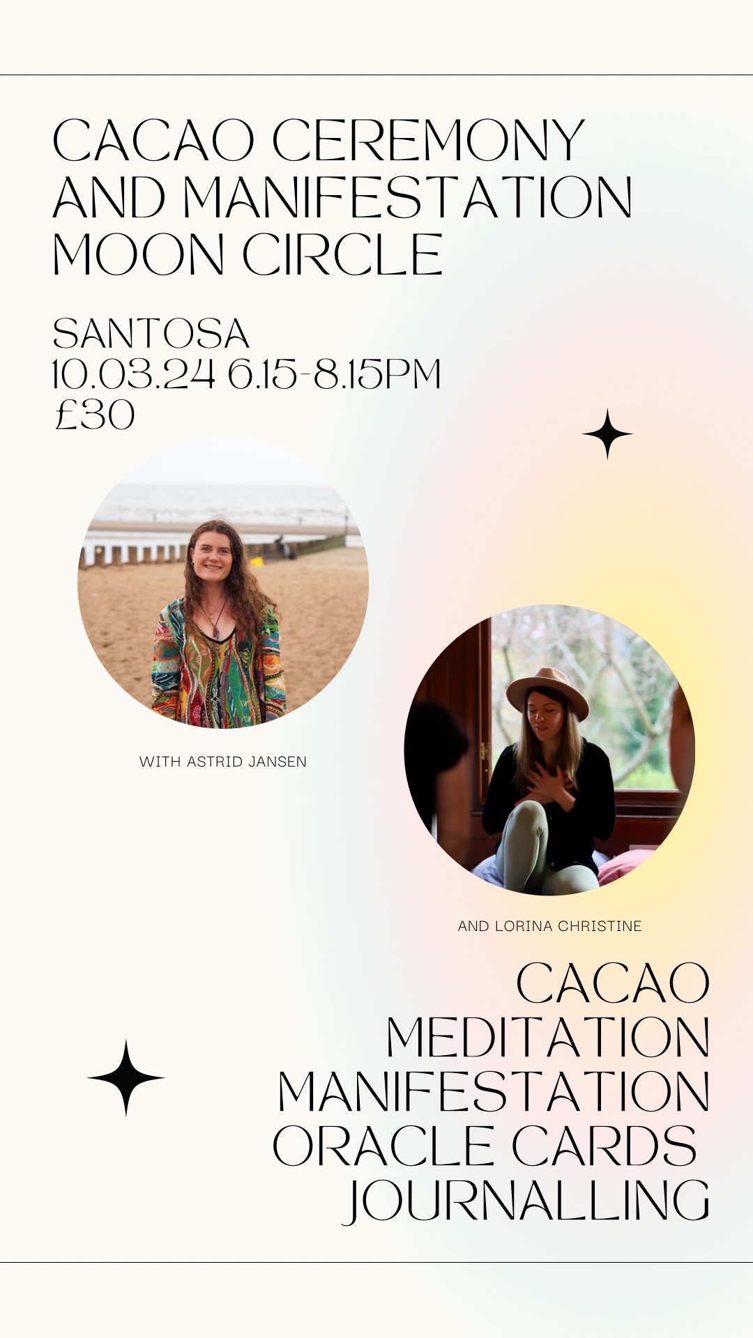 Moon Circle of Connection, Cacao and Manifestation @ Santosa Edinburgh